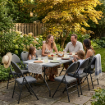 Image de Ensemble table 6 pieds + 6 chaises pliantes en location